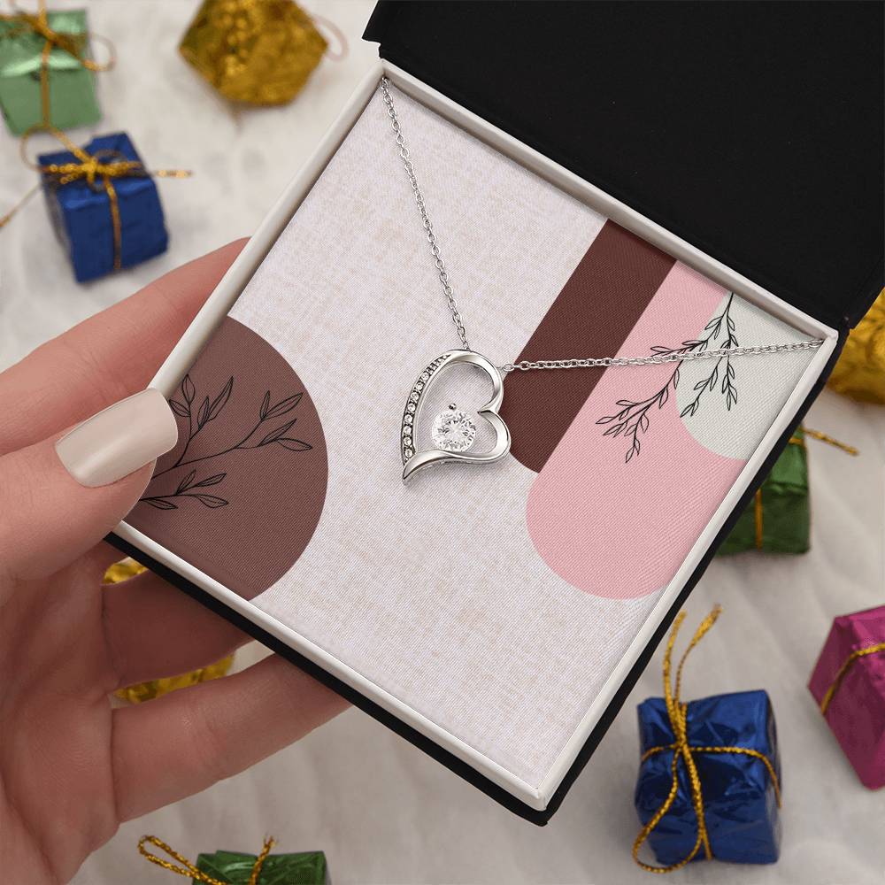 Abstract Love- Heart Pendant, Heart necklace gift