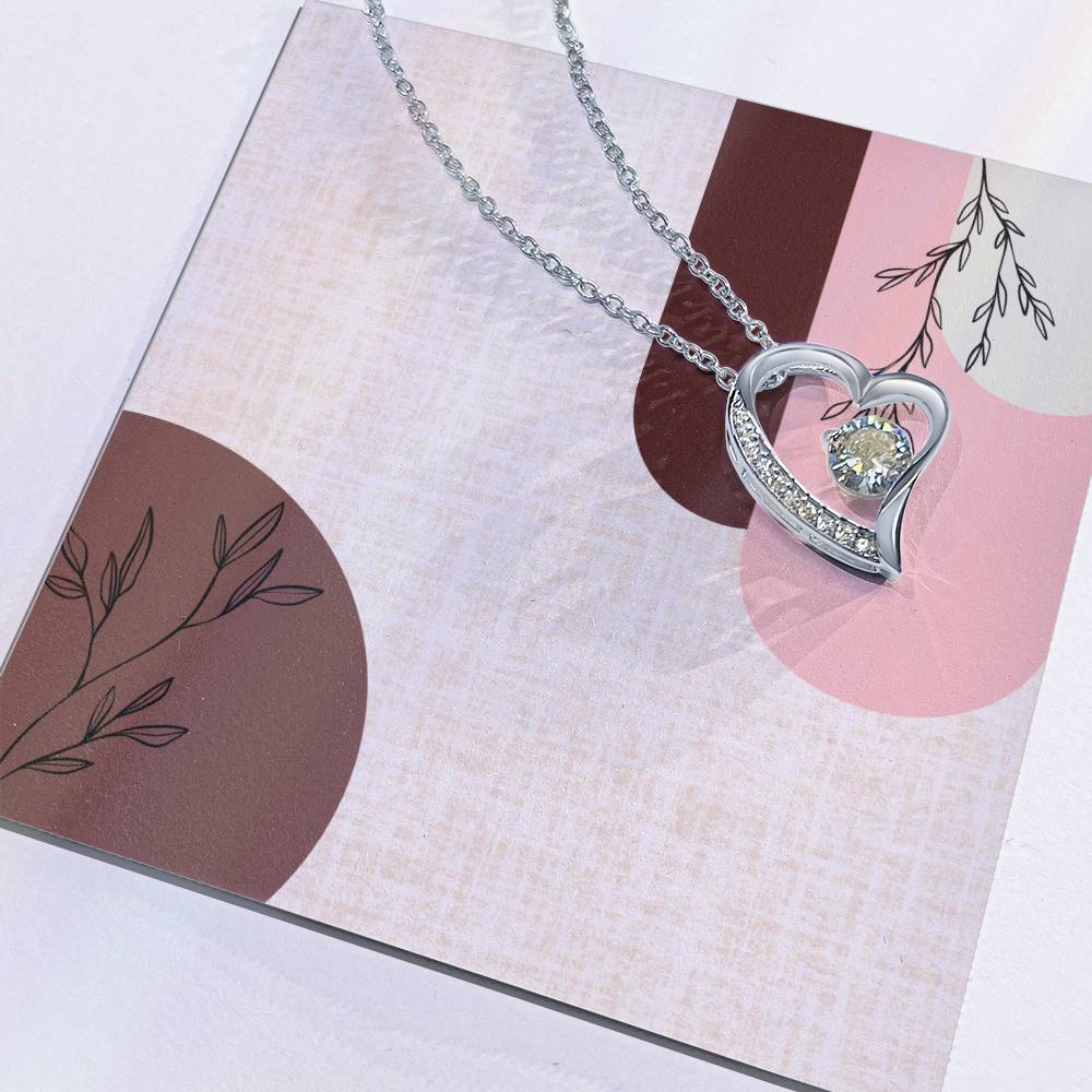 Abstract Love- Heart Pendant, Heart necklace gift