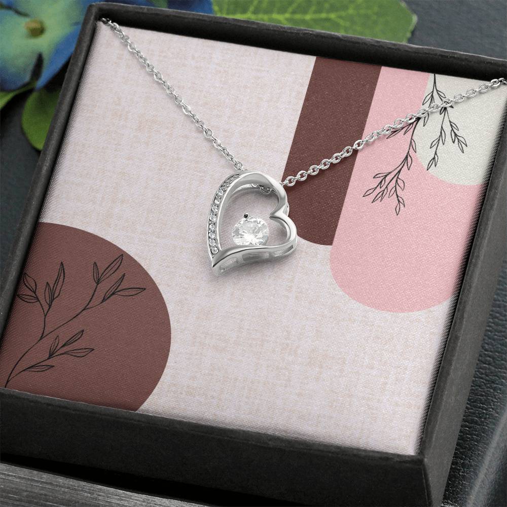 Abstract Love- Heart Pendant, Heart necklace gift